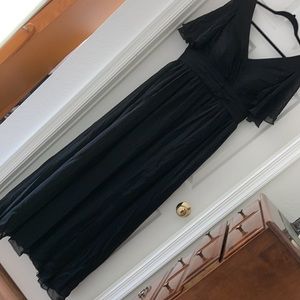 Lavetir, Lovejoy Black Short Sleeve Formal Dress Size 12